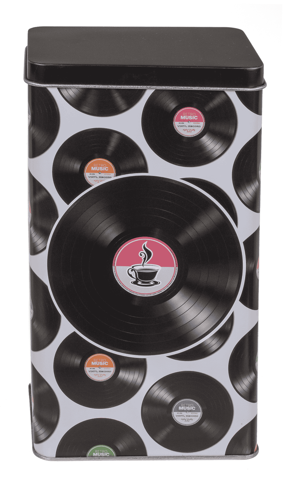 Rectangular tin box, Coffee, Tea & Sugar,