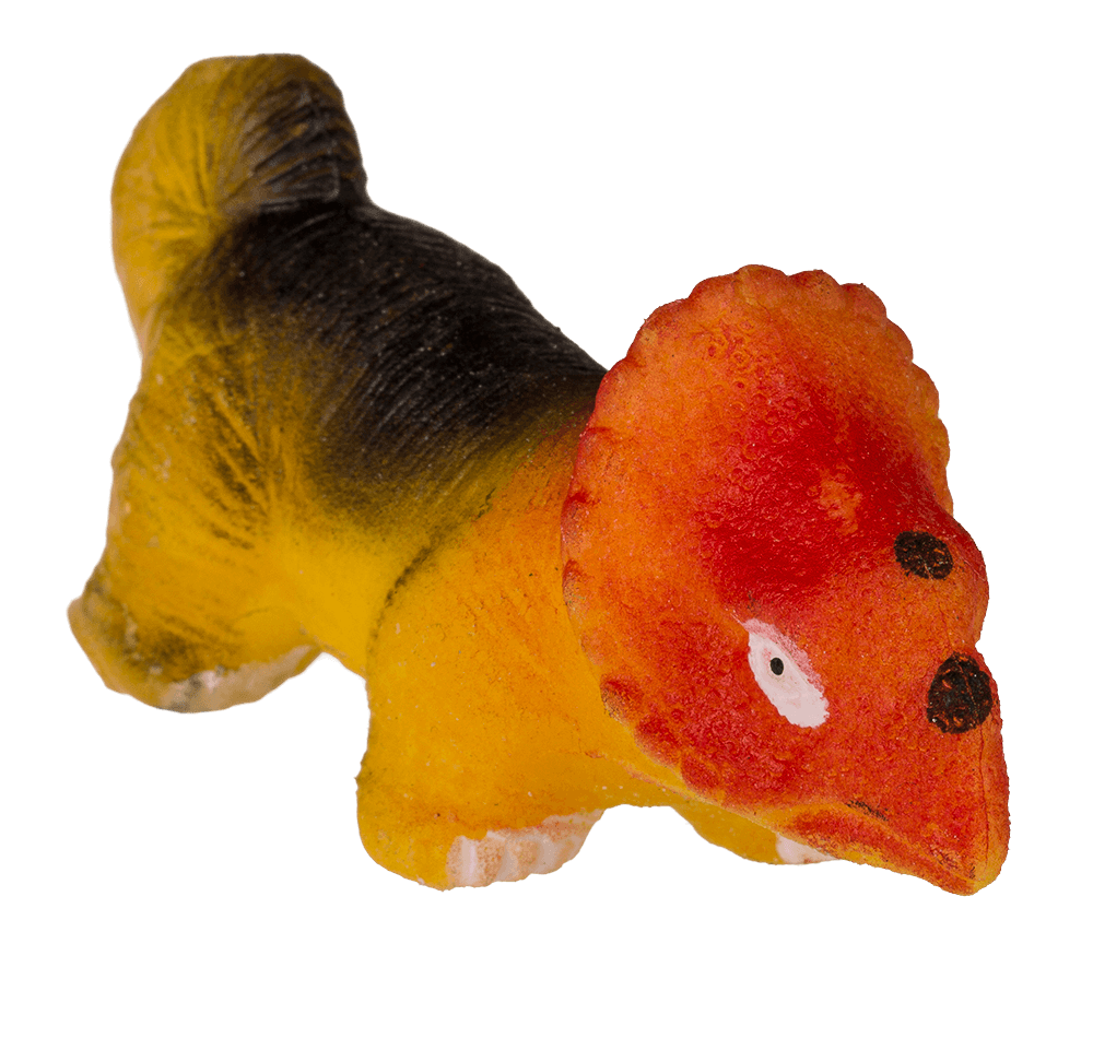 Growing dinosaur in egg,