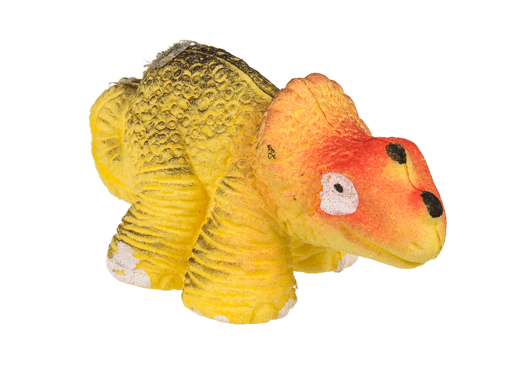 Growing mini dinosaur in egg,