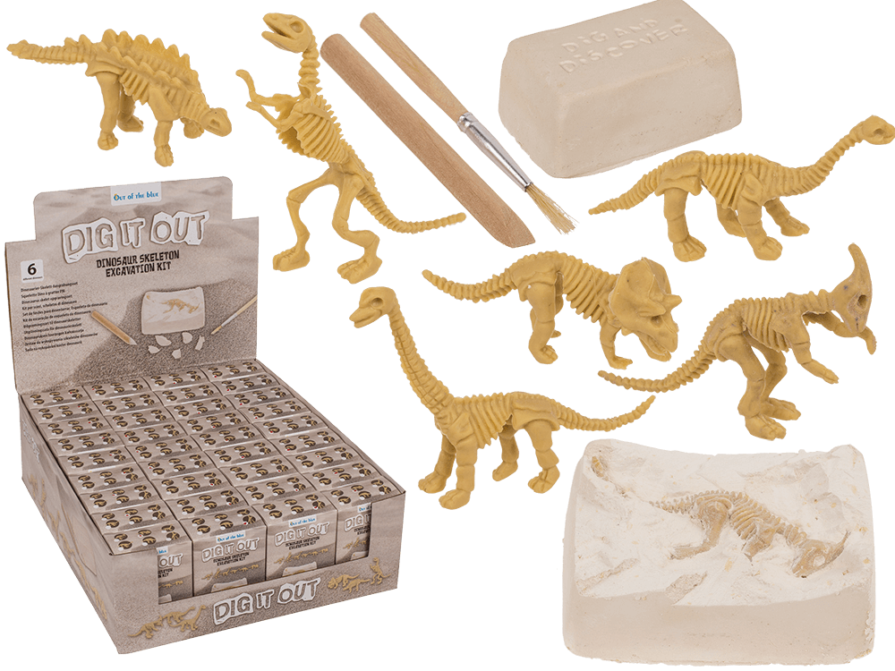 Excavation kit, Dinosaur Skeleton,