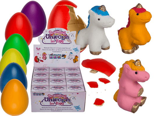 Growing unicorn in egg,
