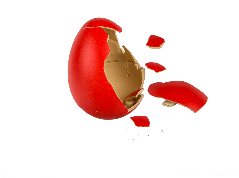 Growing unicorn in egg,