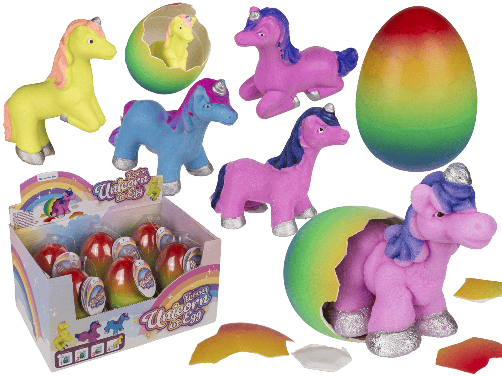 Growing unicorn in egg,