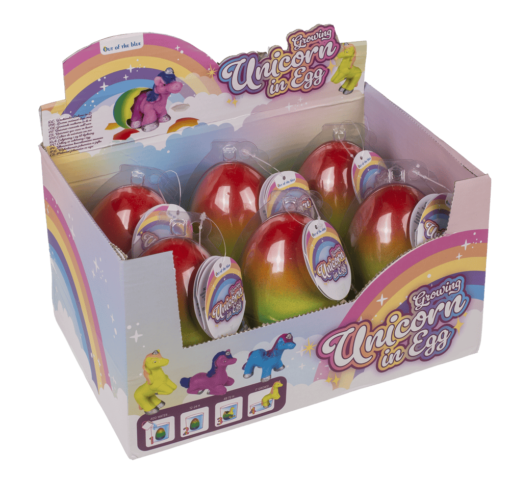 Growing unicorn in egg,