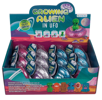 Growing Alien in Ufo, approx. 8 x 5,5 cm,