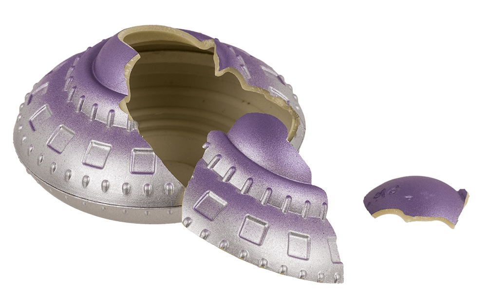 Growing Alien in Ufo, approx. 8 x 5,5 cm,