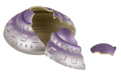 Growing Alien in Ufo, approx. 8 x 5,5 cm,