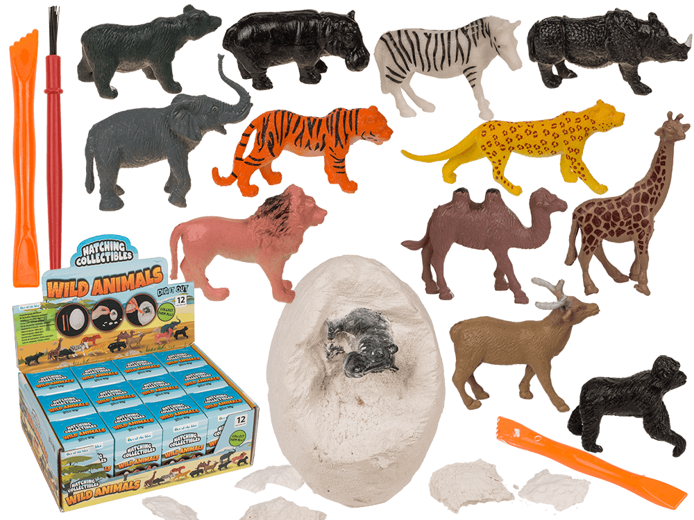Excavation set, Wild Animals,