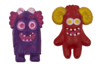 Growing monster in egg, 11 cm,