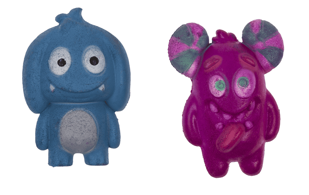 Growing monster in egg, 11 cm,