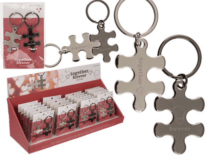 Metal keyring, Together Forever,