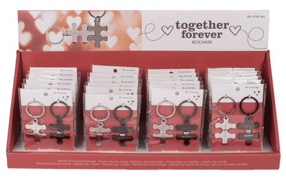 Metal keyring, Together Forever,