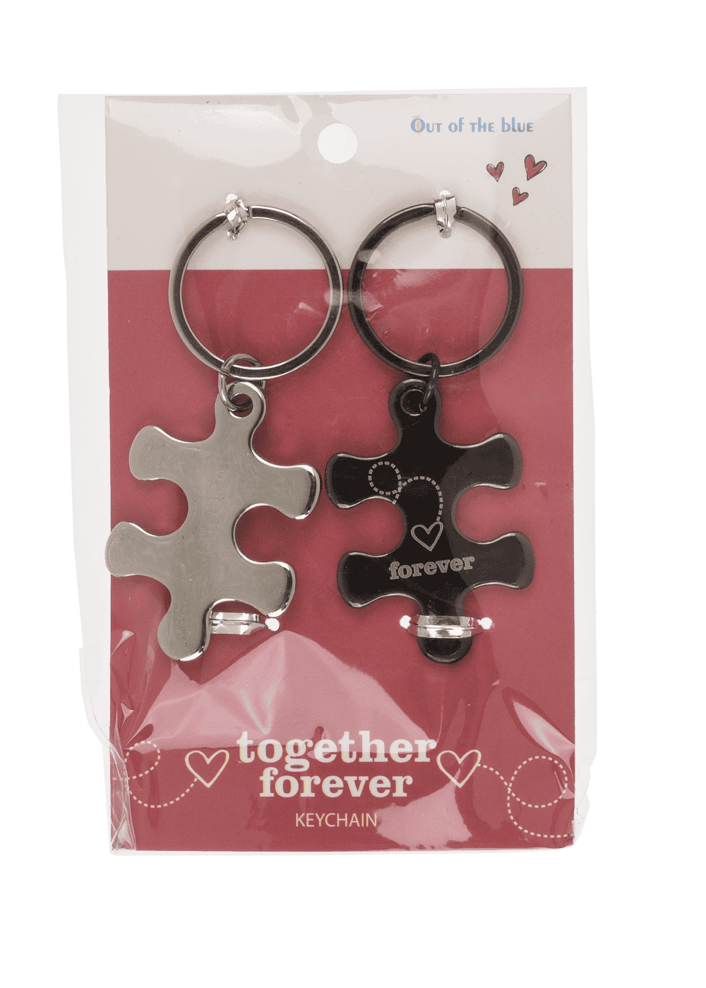 Metal keyring, Together Forever,