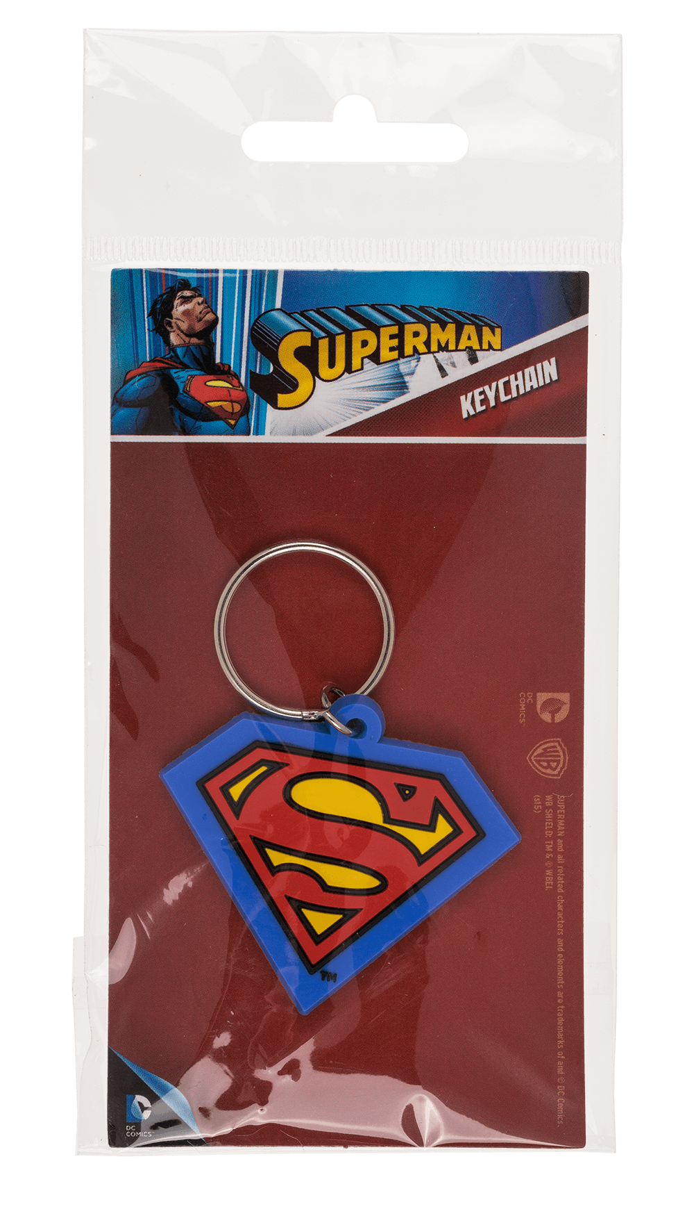 Metal key chain, Superman & Batman,