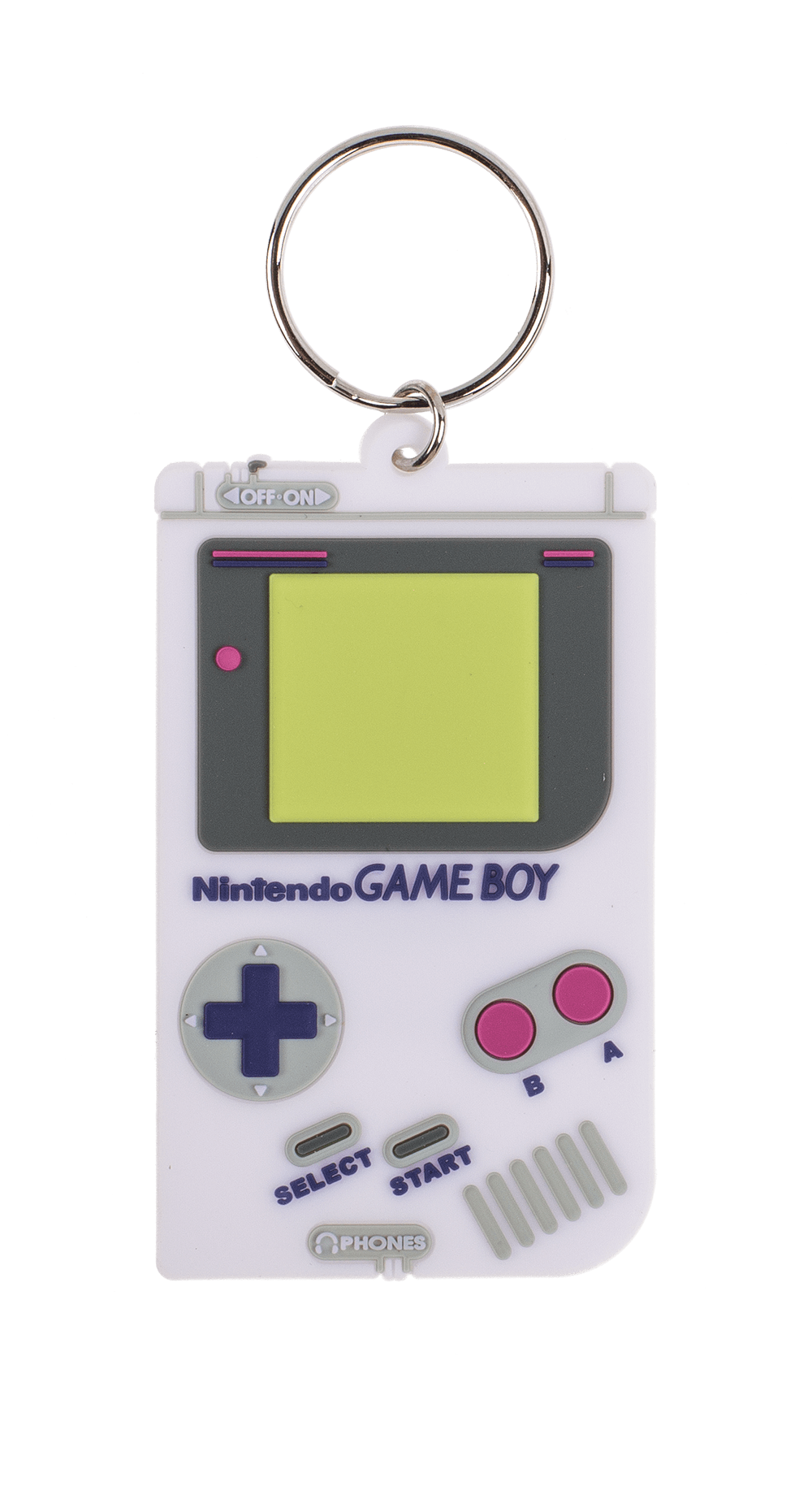 Metal keychain, Nintendo Controller & Gameboy,