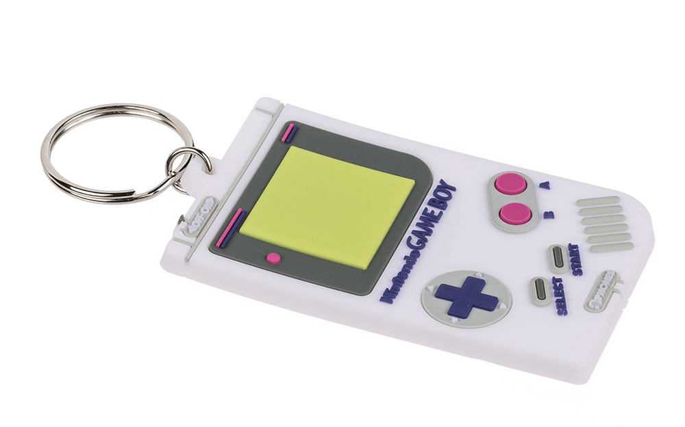 Metal keychain, Nintendo Controller & Gameboy,
