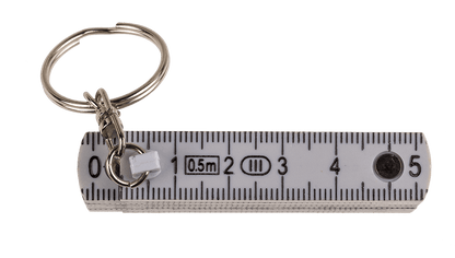 Keychain, Plastic Folding Ruler,