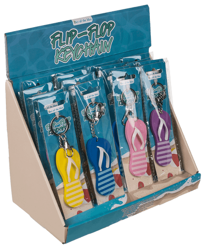 Metal key chain, Flip Flop,
