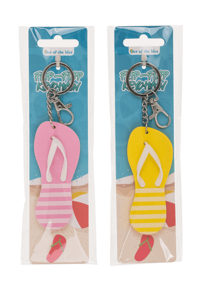 Metal key chain, Flip Flop,