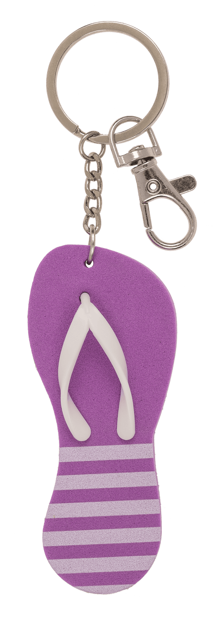Metal key chain, Flip Flop,