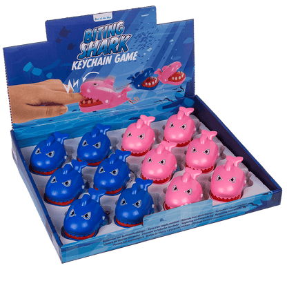 Metal keychain, Biting Shark,