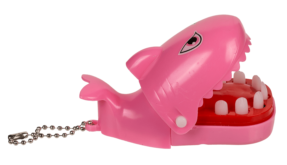 Metal keychain, Biting Shark,