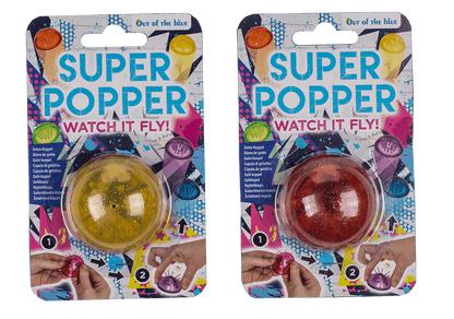Super Popper, Jelly Dome, with glitter effect,