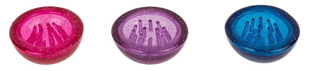 Super Popper, Jelly Dome, with glitter effect,