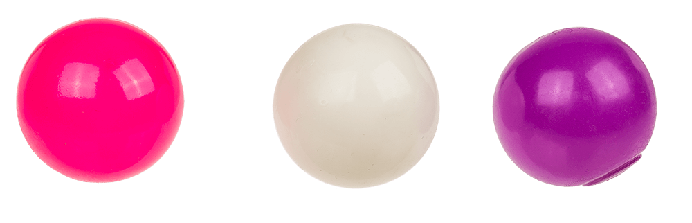 Throw & Glow Balls II, 3 pcs p. card, ca. 4 cm,