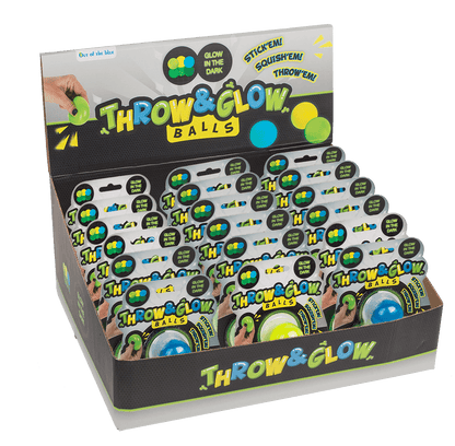 Throw & Glow Balls, 3 pcs p. card, ca. 4 cm,