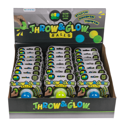 Throw & Glow Balls, 3 pcs p. card, ca. 4 cm,