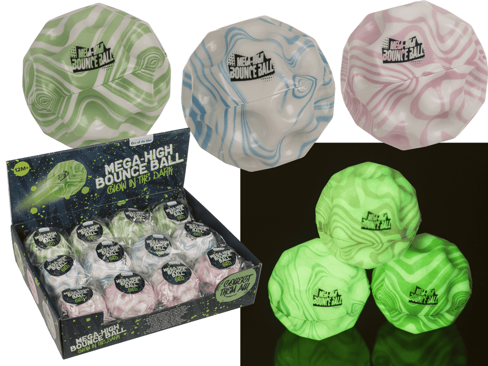 Mega-high Bounce ball, Glow in the Dark,