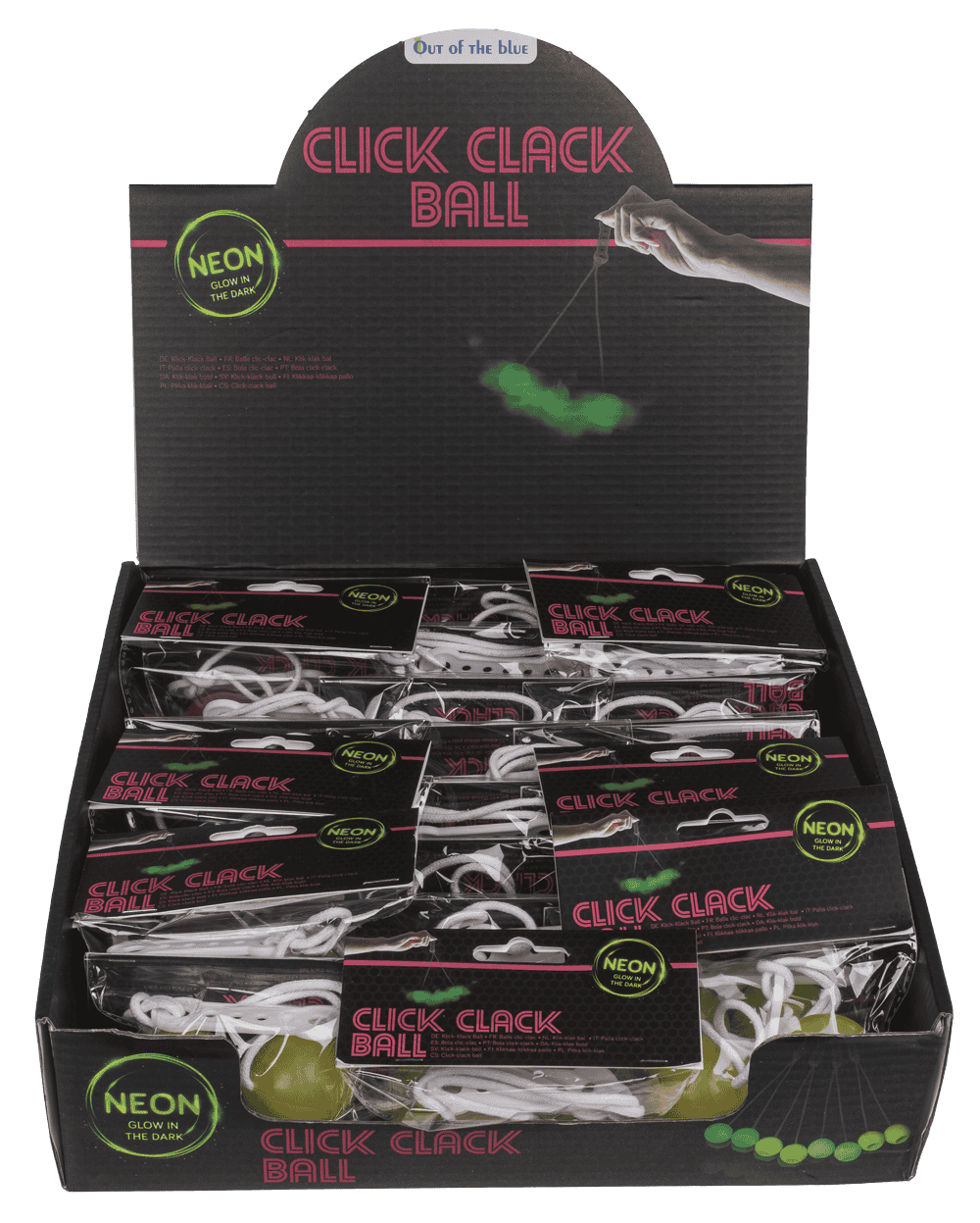 Click clack ball, Glow in the dark,