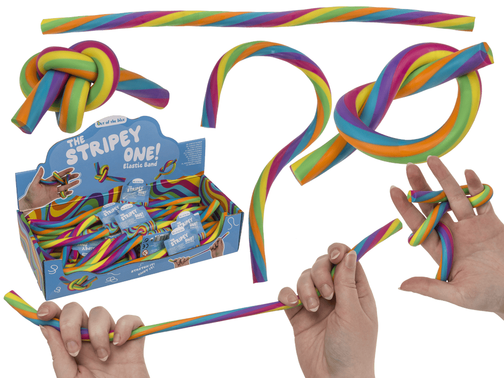 Stretchy string, Rainbow, 30 cm,