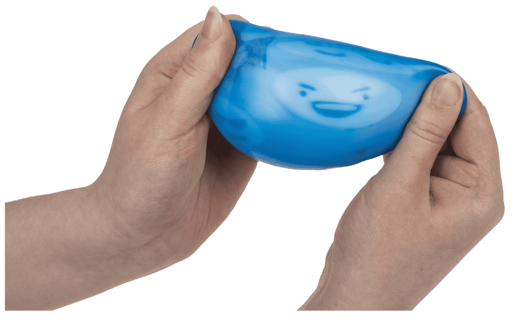 Squeeze Ball, Funny Faces, 6 cm,