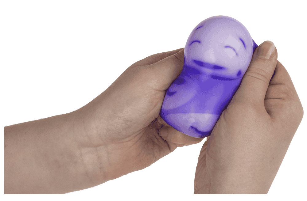 Squeeze Ball, Funny Faces, 6 cm,