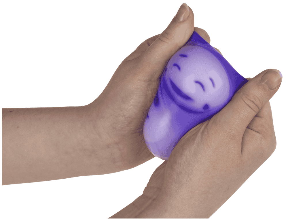 Squeeze Ball, Funny Faces, 6 cm,