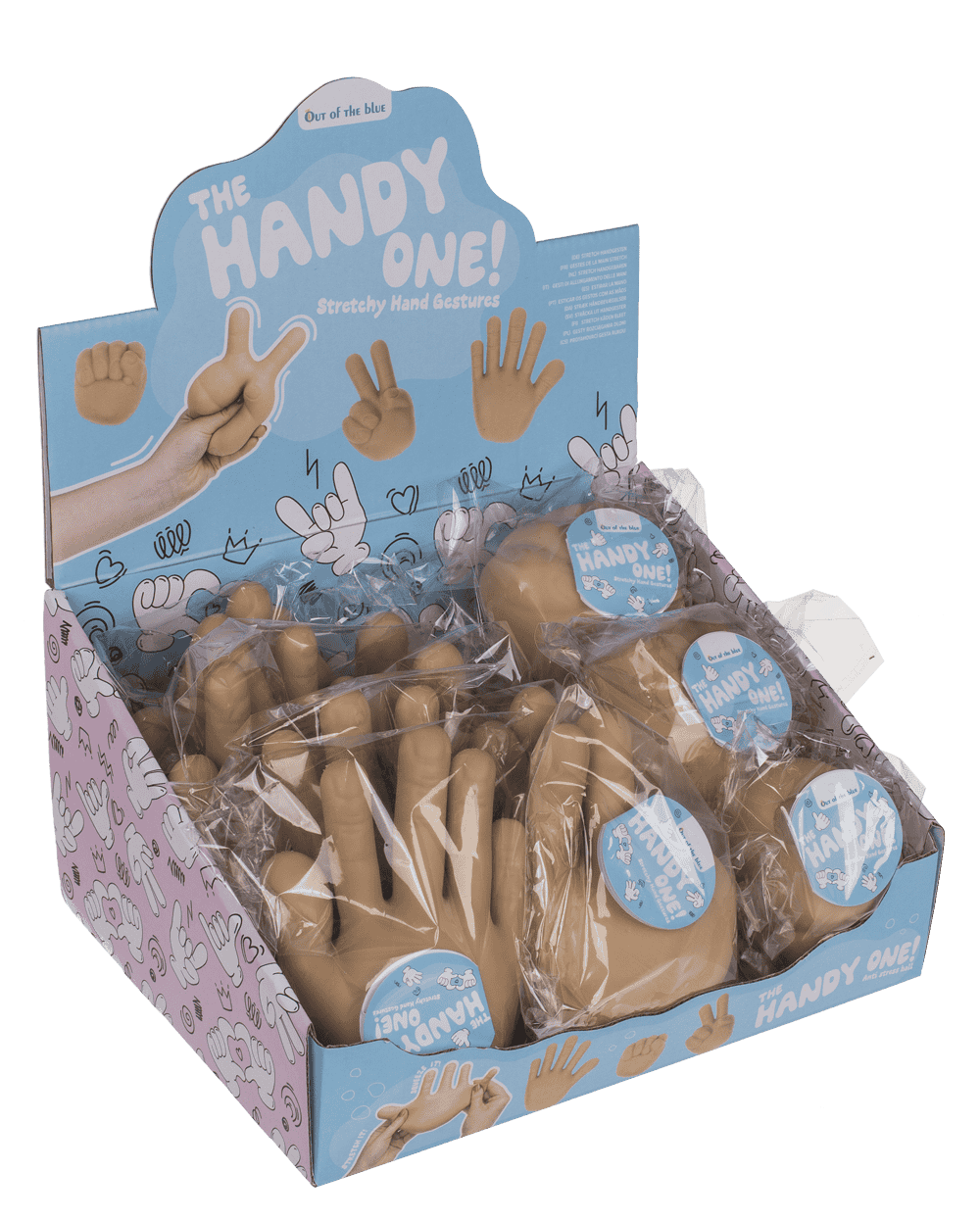 Stretchy Hand Gestures, 9 x 5 x 13 cm,