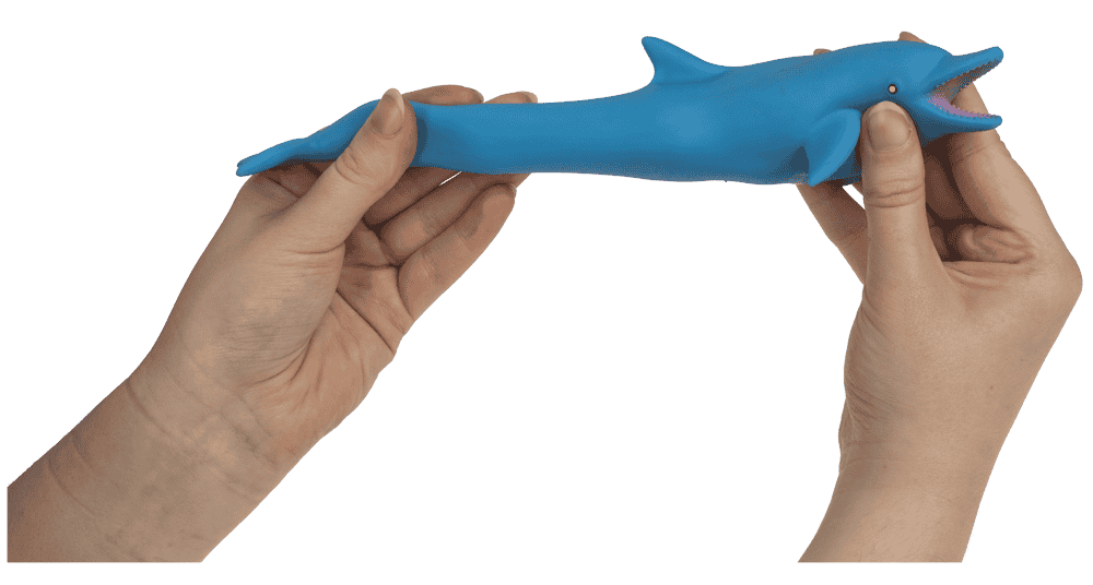 Stretch Shark & Dolphin, with sand filling,