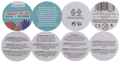 Stretch Shark & Dolphin, with sand filling,