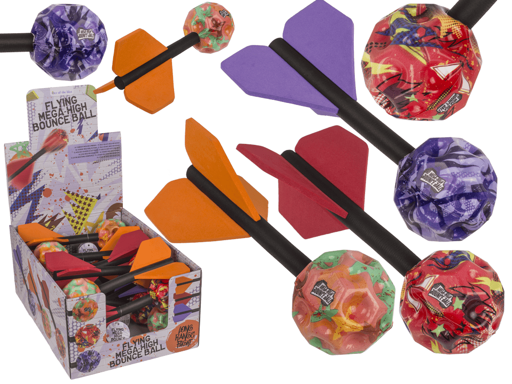 Flying Mega-high Bounce Ball, 7 x 20 cm,