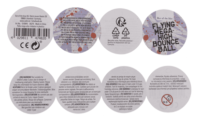 Flying Mega-high Bounce Ball, 7 x 20 cm,