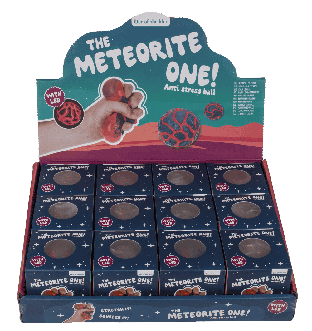 Squeeze LED ball, Meteorite,