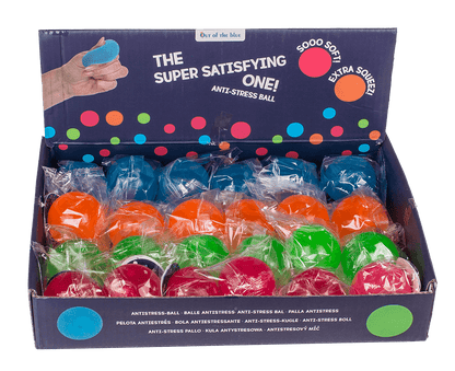 Mini ultra soft anti stress ball, Neon,