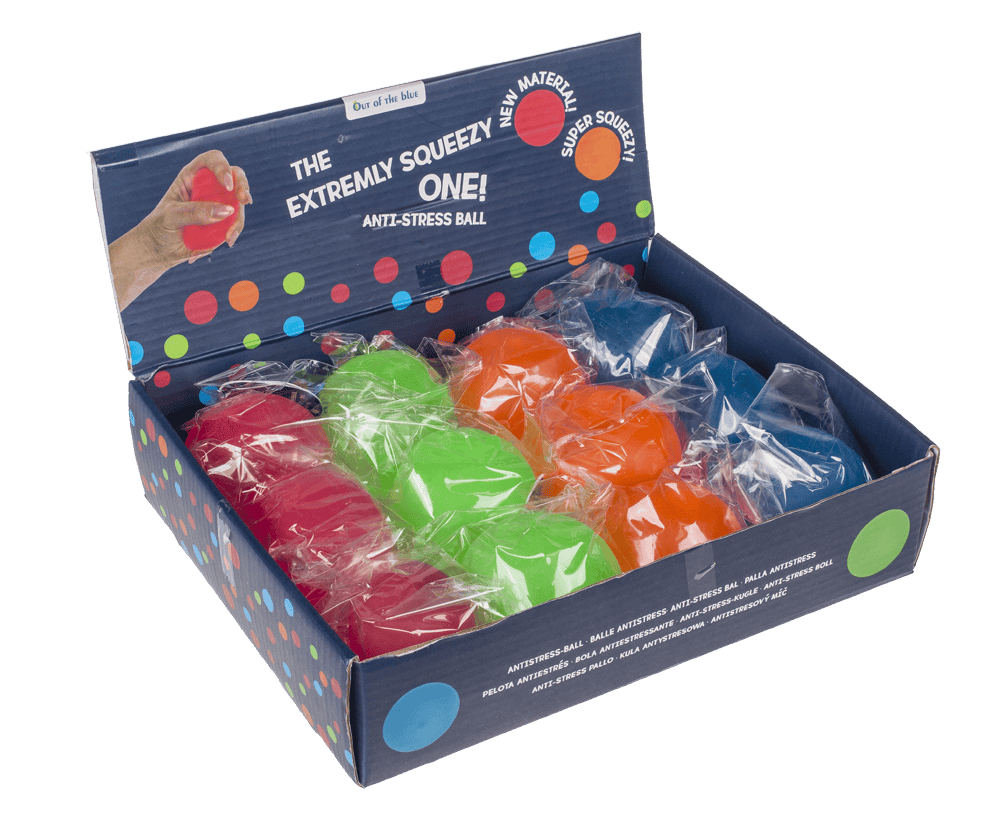 Ultra soft anti stress ball, Neon,