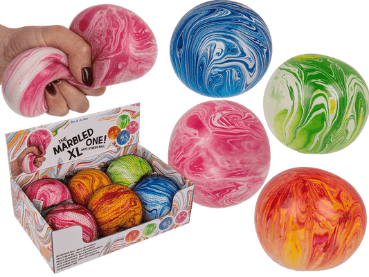 XL Anti stress ball, Marble, approx. 10 cm,