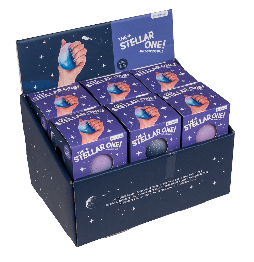 Squeeze anti stress ball, Starlight galaxy,
