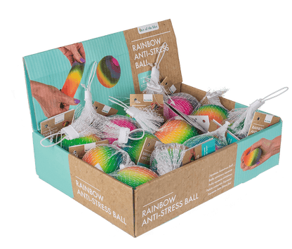 Squeeze anti stress ball, Rainbow,