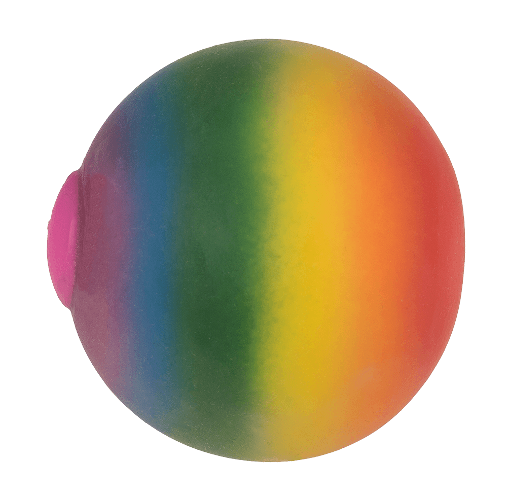 Squeeze anti stress ball, Rainbow,
