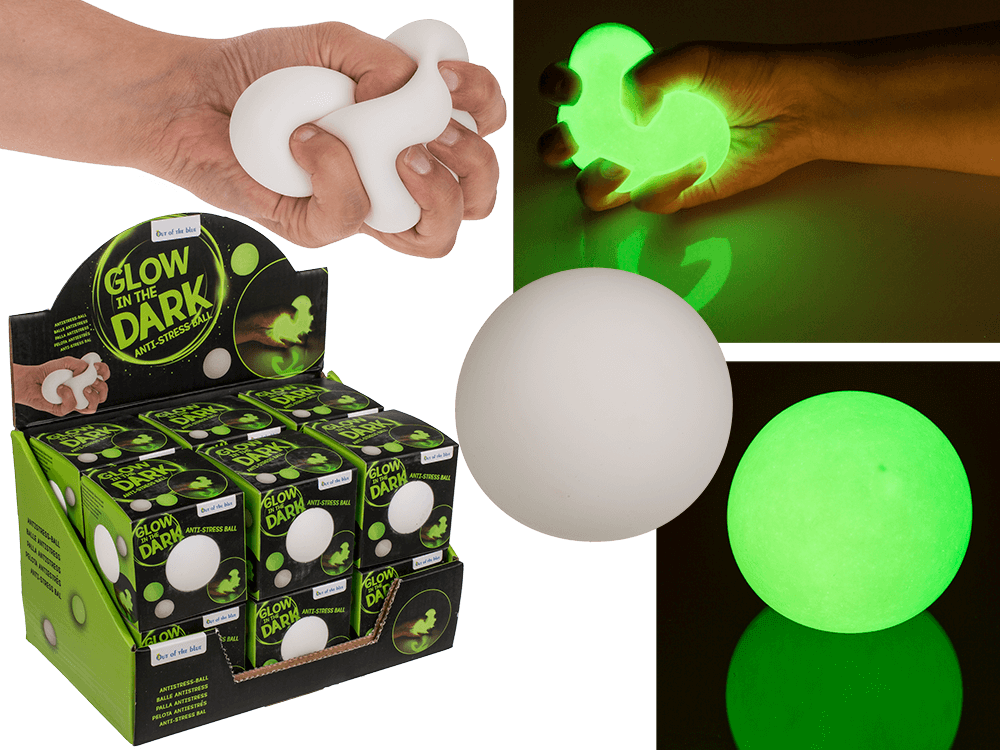 Squeeze anti stress ball, Glow in the dark,
